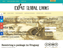 Tablet Screenshot of expatgloballiving.com